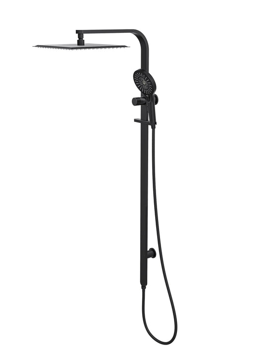 Oceanjet Shower Combination with 300mm Square Head - Matte Black