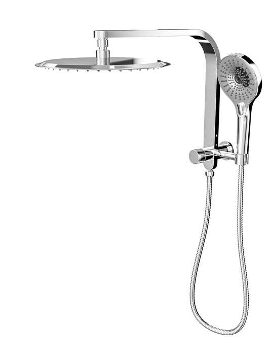Oceanjet Short Shower Combination with 300mm Round Head - Chrome