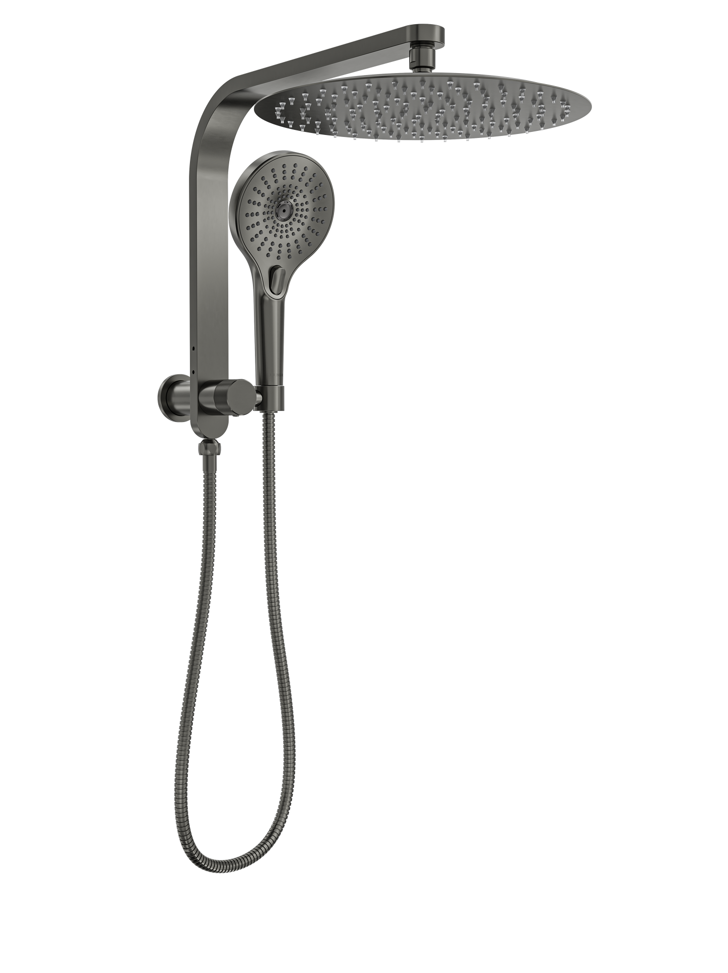 Oceanjet Short Shower Combination with 300mm Round Head - Gunmetal