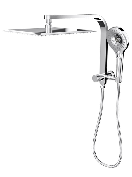 Oceanjet Short Shower Combination with 300mm Square Head - Chrome