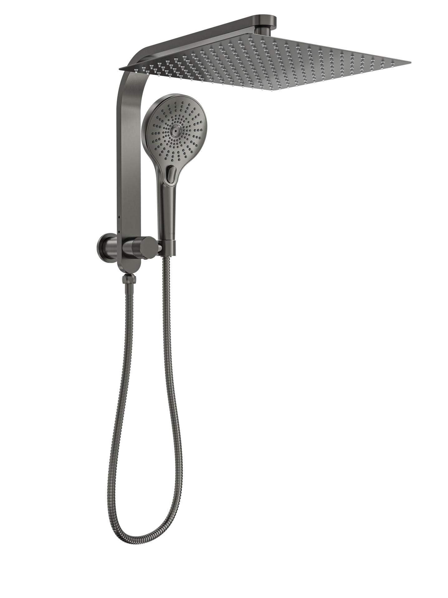 Oceanjet Short Shower Combination with 300mm Square Head - Gunmetal