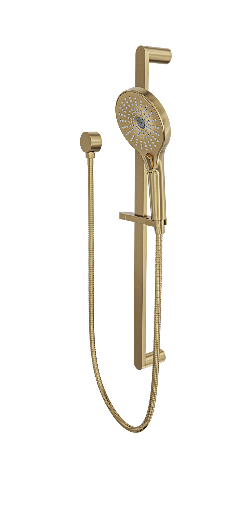 Oceanjet Sliding Shower Rail - Brushed Brass