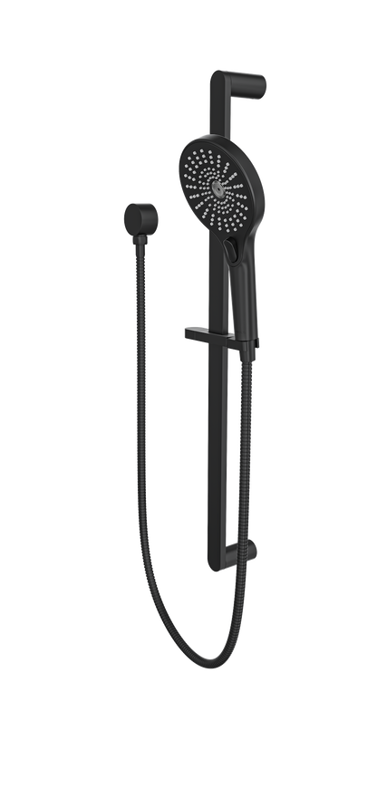 Oceanjet Sliding Shower Rail - Matte Black