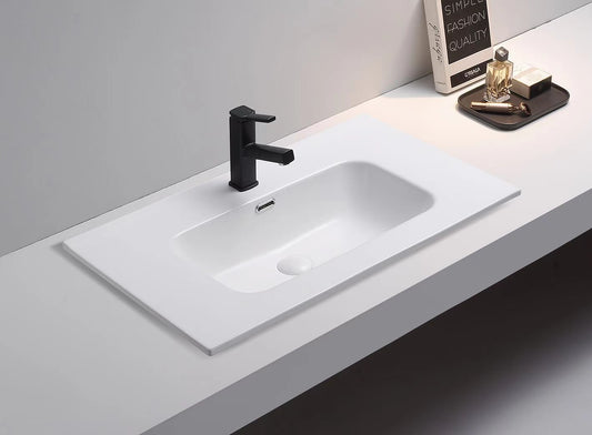 900mm Olivia Ceramic Top - Matte White