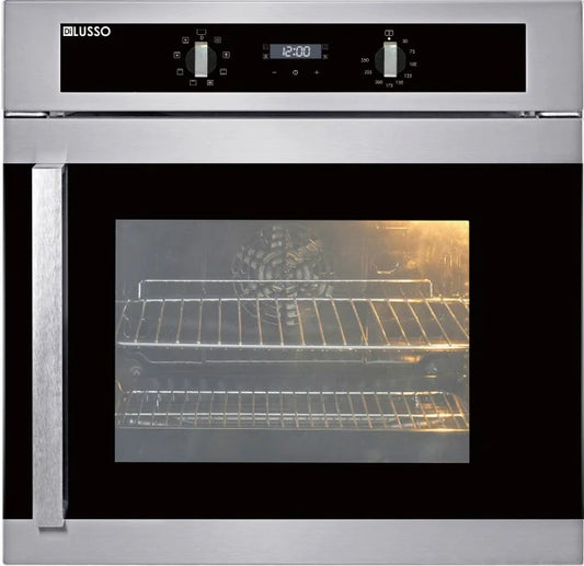 600mm Side Opening Electric 67L Oven - 9 Functions, Triple glazed, Digital timer, Reversible door