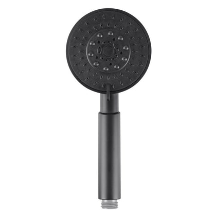 Round 5 Functions Black ABS Handheld Shower