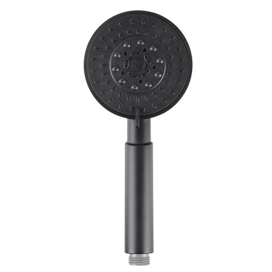 Round 5 Functions Black ABS Handheld Shower