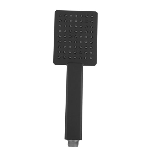Square Single Function Black ABS Handheld Shower