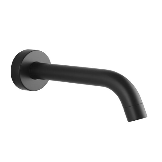 LUCID PIN Series Round Black Bathtub/Basin Wall Spout(160mm)