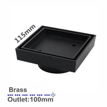 Square Black Electric Heated Towel Rack 4 Bars