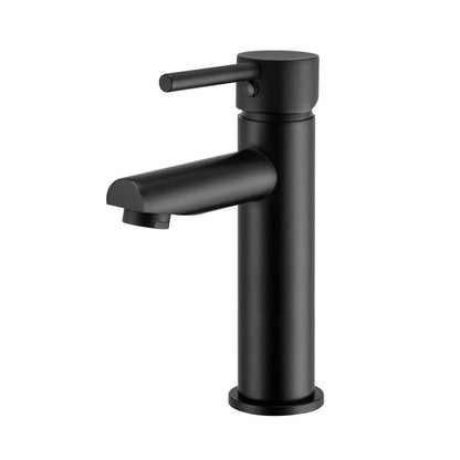 LUCID PIN Series Round Black Basin Mixer(Tall Vesion)