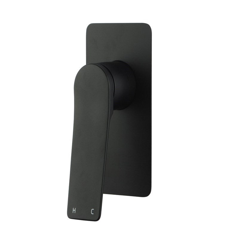 RUSHY Series Square Black Wall Mixer(color up)