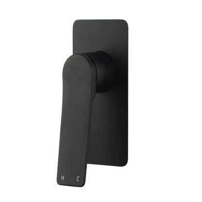 RUSHY Series Square Black Wall Mixer(color up)