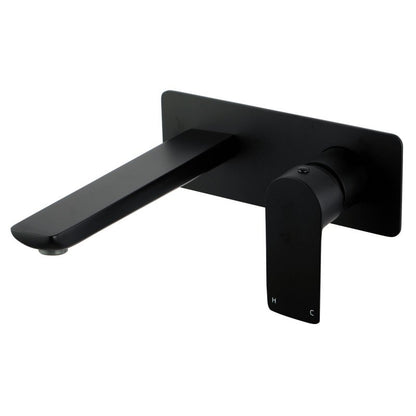 VOG Series Black Wall Mixer With Spout(color up)