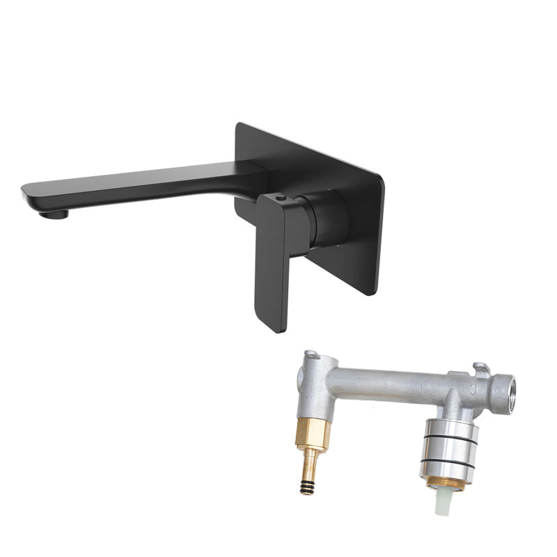 IVANO Series Black Wall Mixer With Spout(color up)(extension part)
