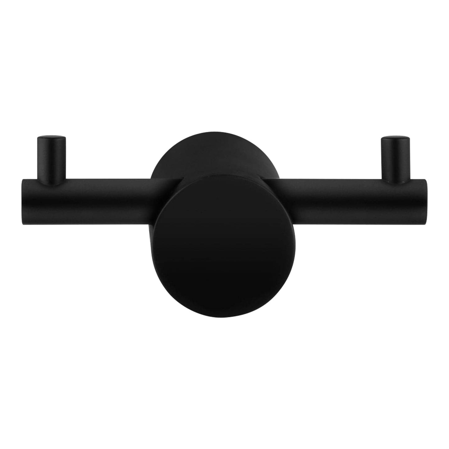 Matt Black Pin Double Robe Hook | OX6207.TR