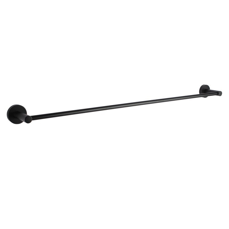 LUCID PIN Series Black Single Towel Rack Rail 800mm