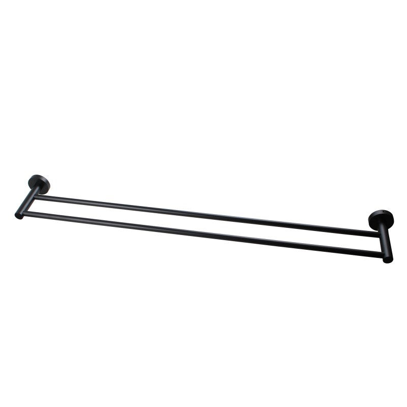 LUCID PIN Series Black Double Towel Rail Rail 790mm