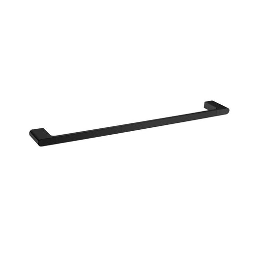 VOG Series Black Single Towel Rail 800mm