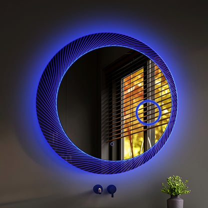 OYST Backlit LED Mirror - D800mm x 30mm