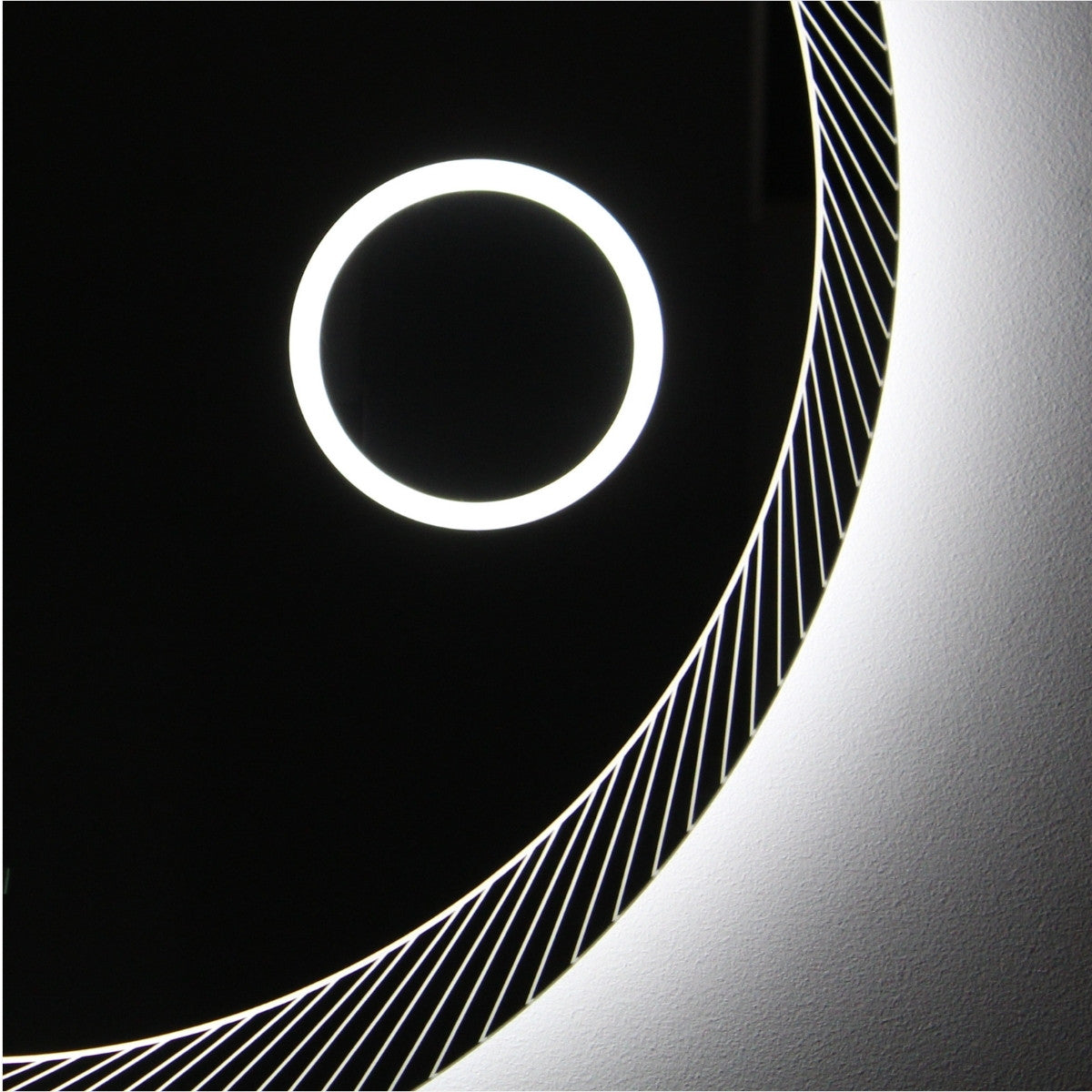 OYST Backlit LED Mirror - D800mm x 30mm