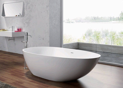 1600mm Pietra Bianca - Olivia Freestanding Bathtub
