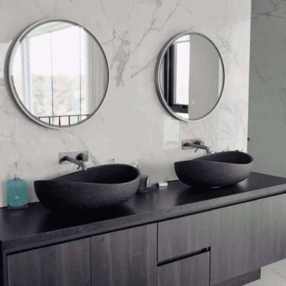 600mm Pietra Bianca - Onda Above Counter Basins