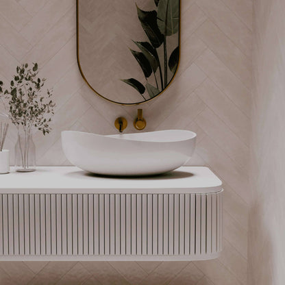 600mm Pietra Bianca - Onda Above Counter Basins