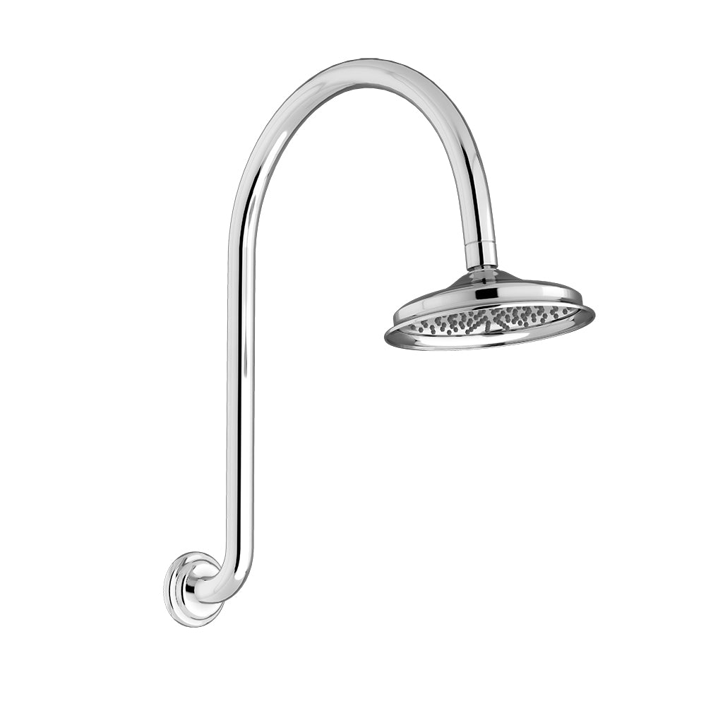 Augustine Shower Head & Arm - Chrome