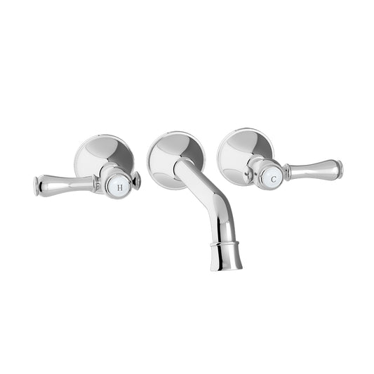 Augustine Wall Basin/Bath Set   - Chrome