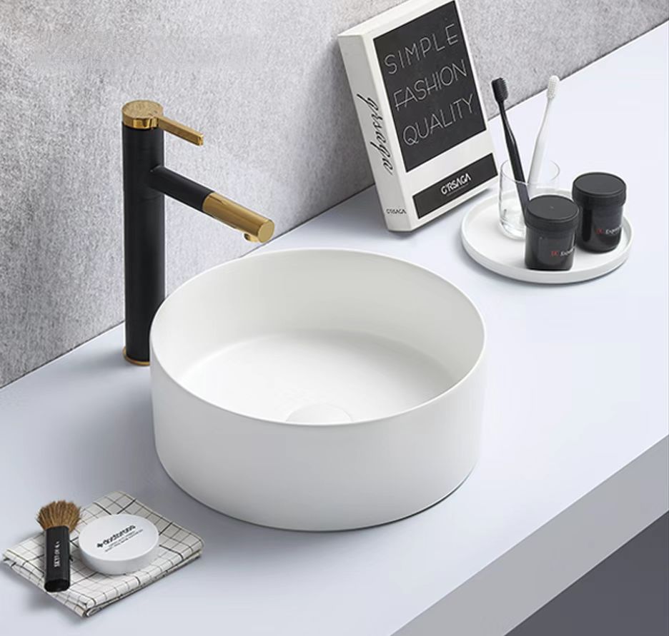 301mmx301mm  Above Counter Basin - Gloss White