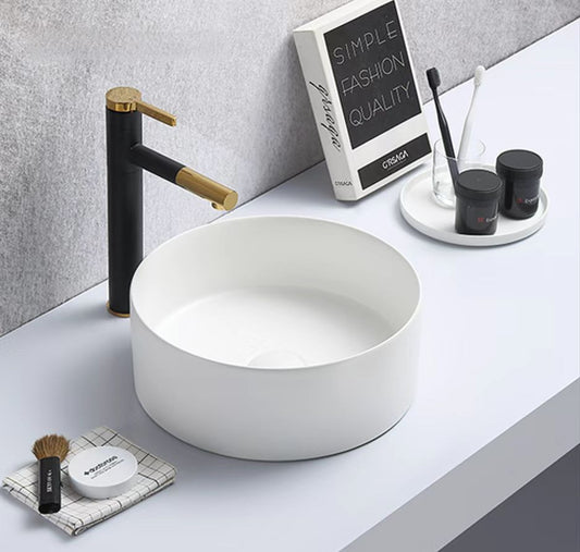 305mmx305mm  Above Counter Basin - Matte White