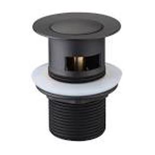 32mm Basin Pop Up Waste - Overflow - Matte Black
