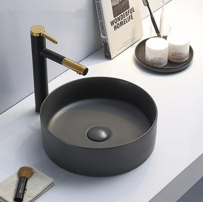 352mmx352mm  Above Counter Basin - Matte Grey