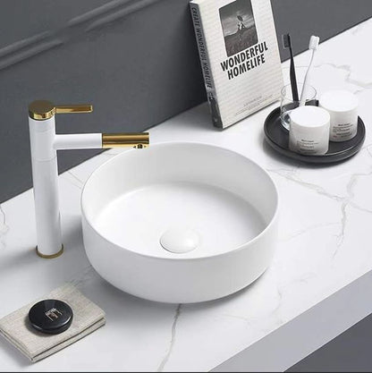 360mmx360mm  Above Counter Basin - Matte White