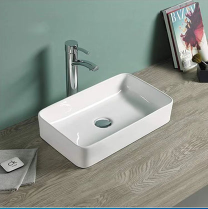 395mmx240mm  Above Counter Basin - Gloss White