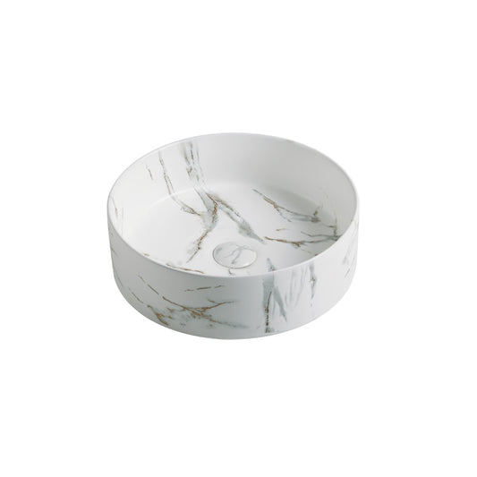 360mmx360mm  Above Counter Basin - Matte White