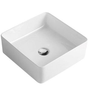 375mmx375mm  Above Counter Basin - Gloss White