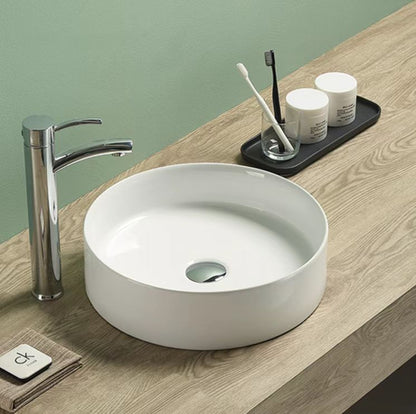 395mmx395mm  Above Counter Basin - Gloss White