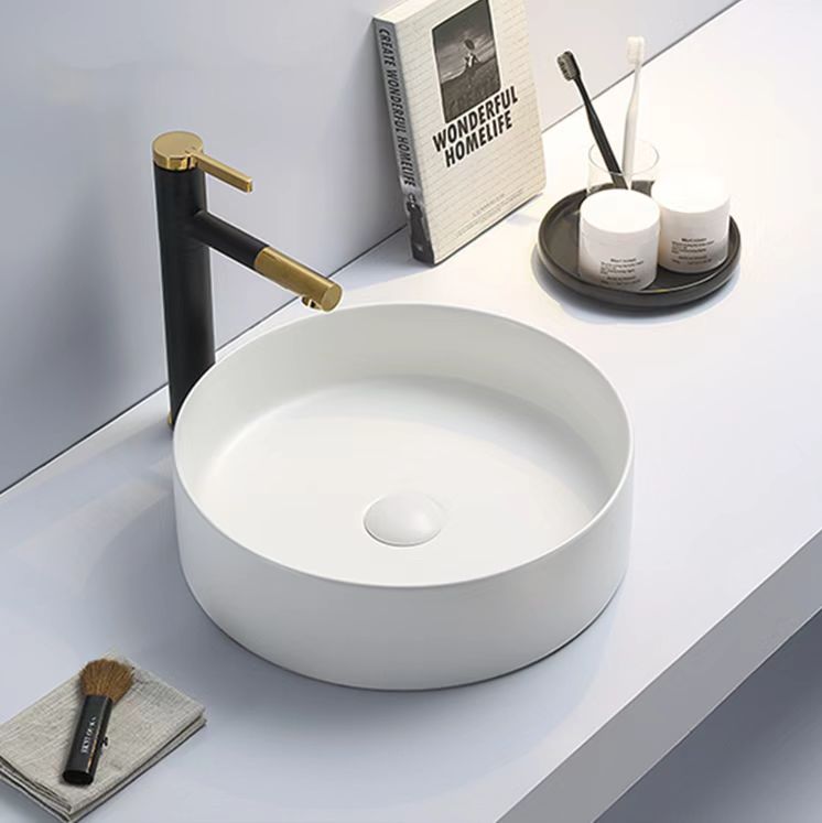 395mmx395mm  Above Counter Basin - Matte White