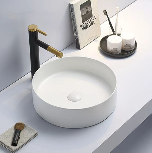 395mmx395mm  Above Counter Basin - Matte White