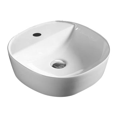 400mmx400mm  Above Counter Basin - Gloss White