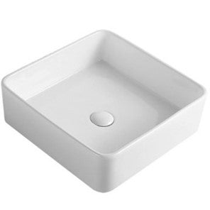 415mmx415mm  Above Counter Basin - Gloss White