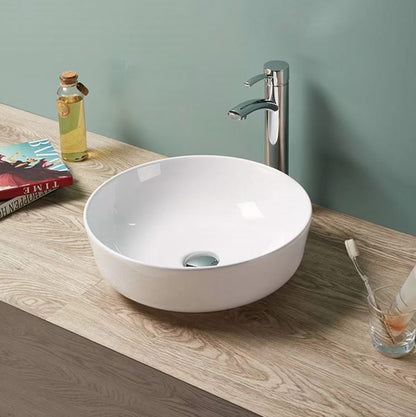 420mmx420mm  Above Counter Basin - Gloss White