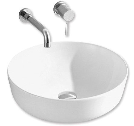 420mmx420mm  Above Counter Basin - Gloss White