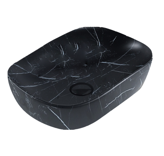 465mmx335mm  Above Counter Basin - Matte Black