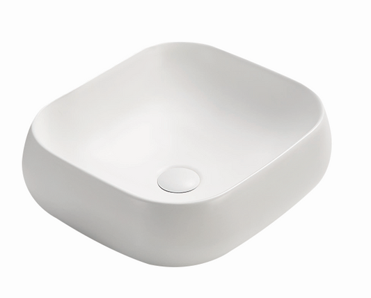 460mmx410mm  Above Counter Basin - Matte White