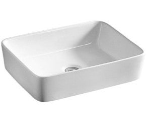 480mmx375mm  Above Counter Basin - Gloss White