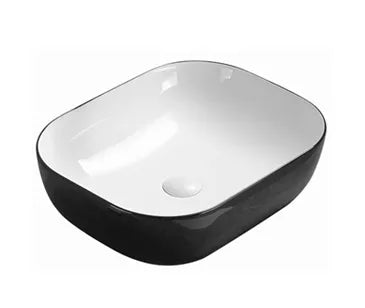 505mmx405mm  Above Counter Basin - Matte Black & White