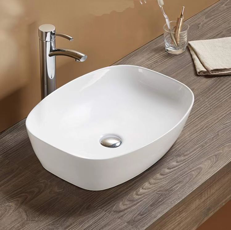 500mmx385mm  Above Counter Basin - Gloss White